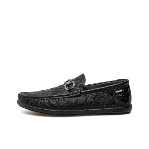 Wooden houses Gommino Loafers Men