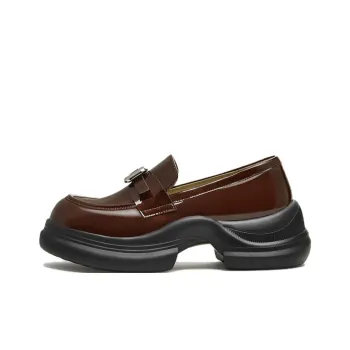 BASTO Loafers Women's Dark Red/Black