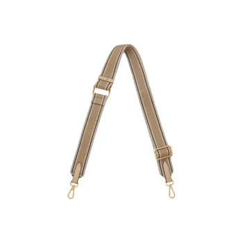 Strathberry Fabric Bag Straps Women's Mushroom/Yellow Wheat/Black Stripes