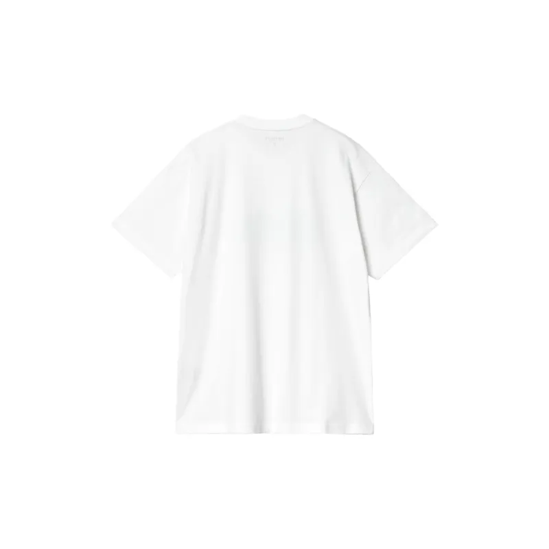Carhartt WIP FW24 S/S Brush WIP T Shirt T Shirt Unisex White-1
