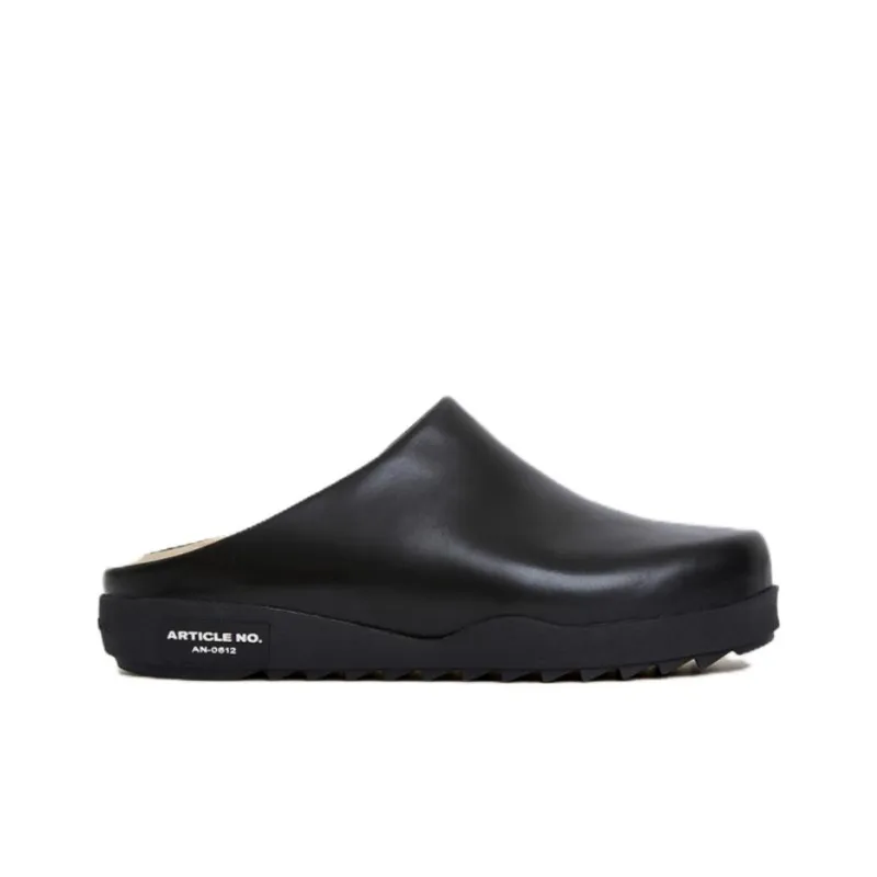 ARTICLE NO. Wrap toe Slippers Unisex Bright Black-1