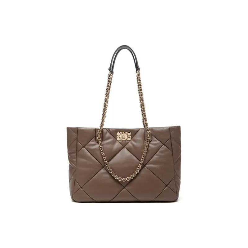 Montagut Sheepskin M Zip Tote Bag, Shoulder Bag Women's Black/Ecru/Yellow/Light Green/Stone Gray/Acorn/Ice Coffee-20