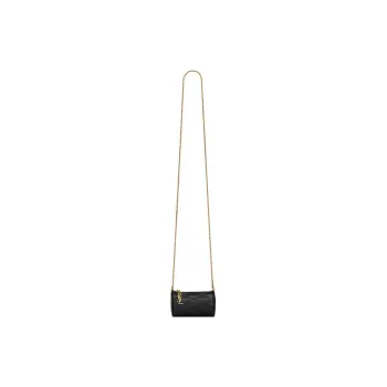SAINT LAURENT Sade Series Sheepskin Cylinder Bag Crossbody Bag Shoulder Bag Women's Black