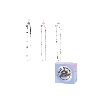 POP MART Skullpanda Sound Collection Long Cell Phone Chain Blind Box Products Single Mystery Box/Full Box 3 Pcs