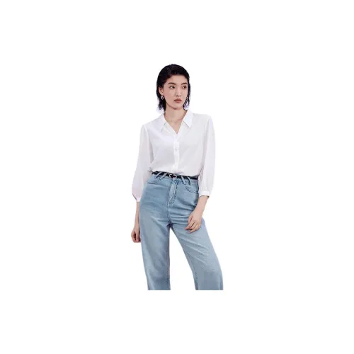 TKY SHOP Shirts Women's Elegant White