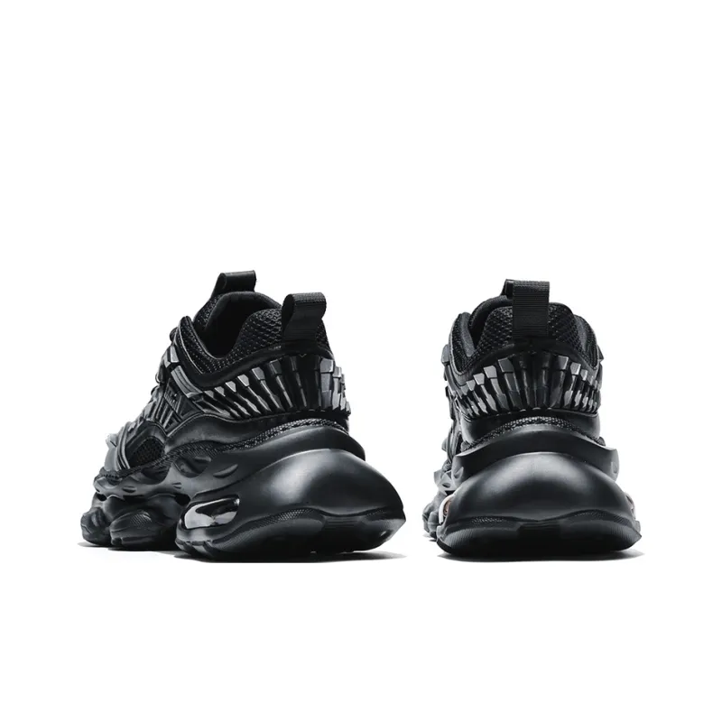 MOERBAI Breathable Height Increasing Low Top Chunky Sneakers Unisex-26