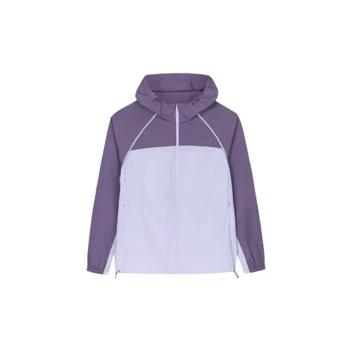 ANTA Windbreaker Jackets Women's Cool Breeze Purple/Crystal Purple - 3