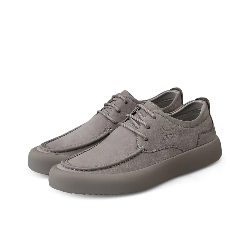 BECK Men's Casual Shoes Men Low Top Gray/Sand-9
