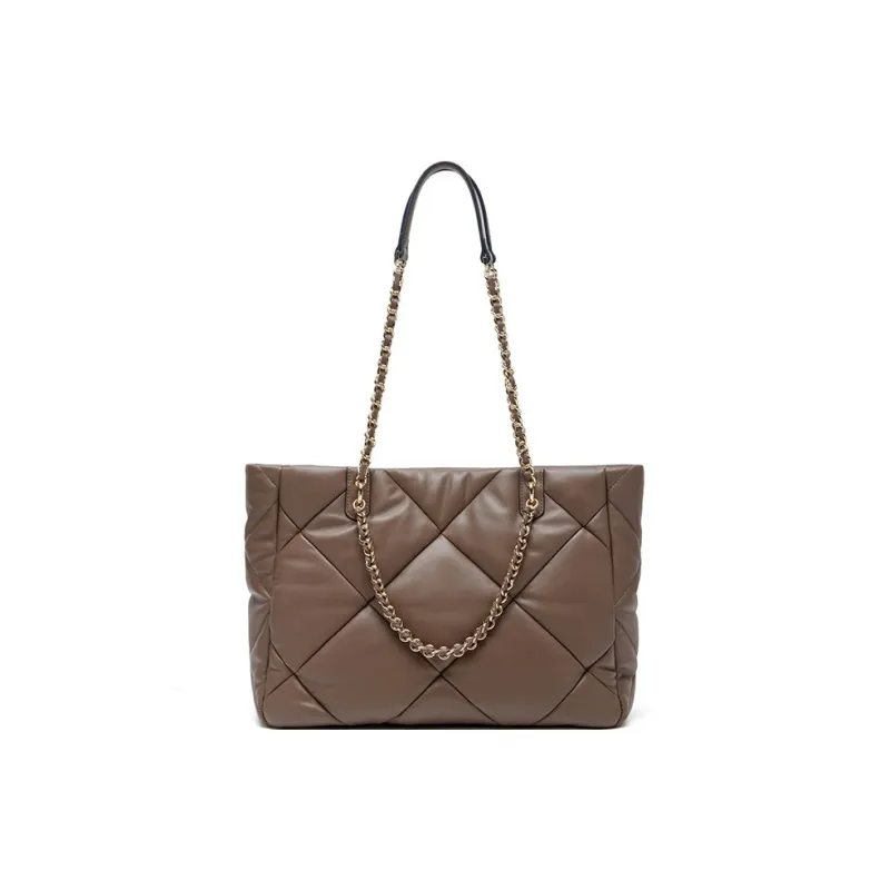 Montagut Sheepskin M Zip Tote Bag, Shoulder Bag Women's Black/Ecru/Yellow/Light Green/Stone Gray/Acorn/Ice Coffee-23