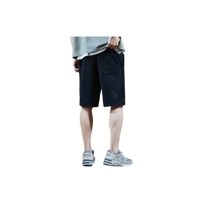 Tonlion Casual Shorts Men Black-1