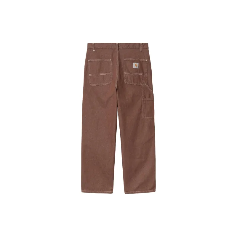 Carhartt WIP Midland Double Knee Pant Jeans Men's Brown Red-1