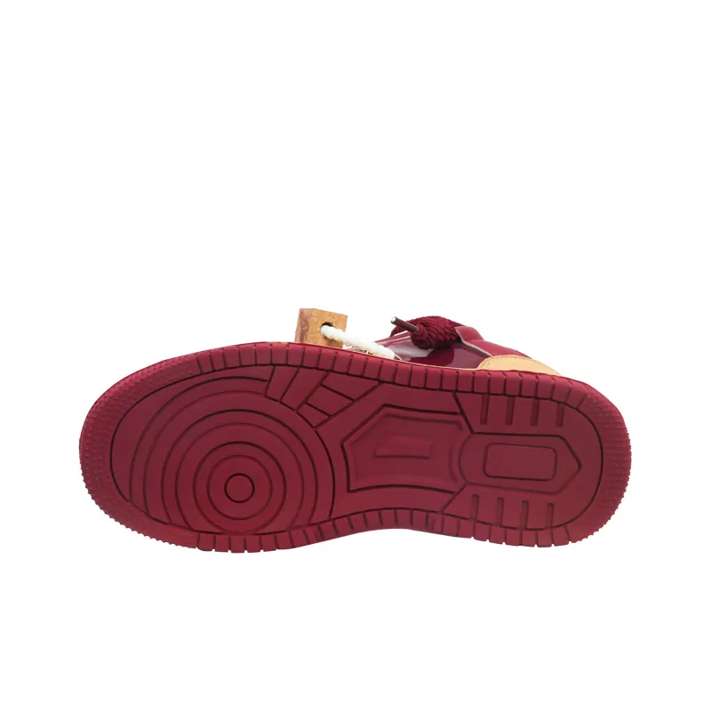KFT Puffy Shoes Cushioning, Abrasion Resistant, Height Increasing Low Top Skateboard Shoes Unisex-6