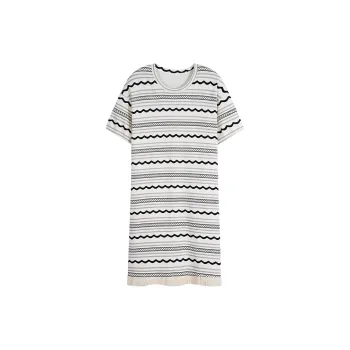 MIIOW Cool One Summer Series Nightgown Women's Black White Pattern