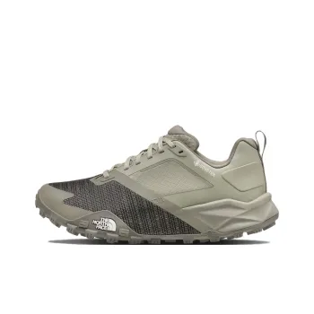 THE NORTH FACE Anti Slip Wear Resistant Low Top Trail Running Shoes Men's Green Black