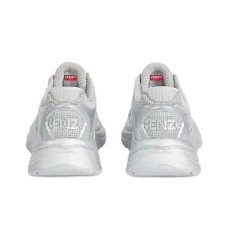 KENZO Pace Low Top Casual Shoes Men's Silver-3