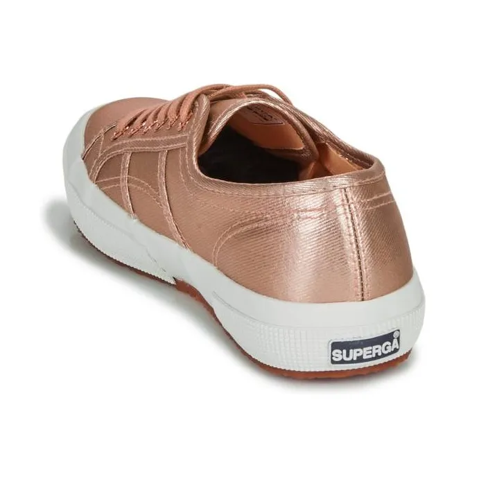 SUPERGA Abrasion Resistant Low Top Skateboard Shoes Women's Rose Gold-4