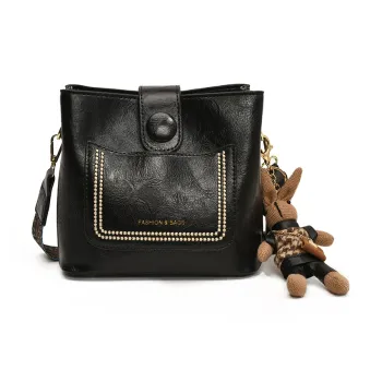 Single Warehouse PU Crossbody Bag, Shoulder Bag Regular Women's Black/Coffee/Brown