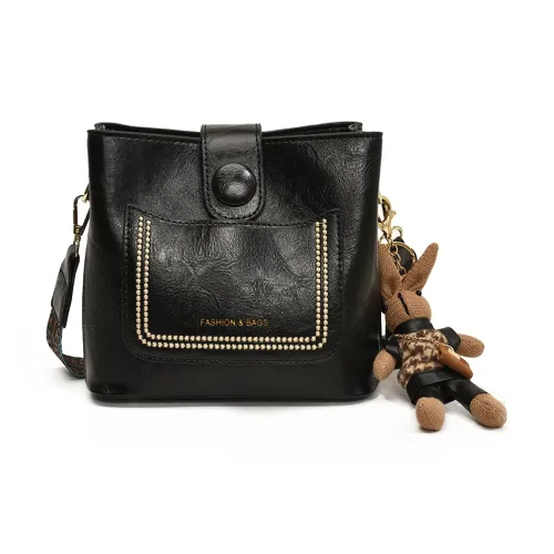 Single Warehouse PU Crossbody Bag, Shoulder Bag Regular Women's Black/Coffee/Brown