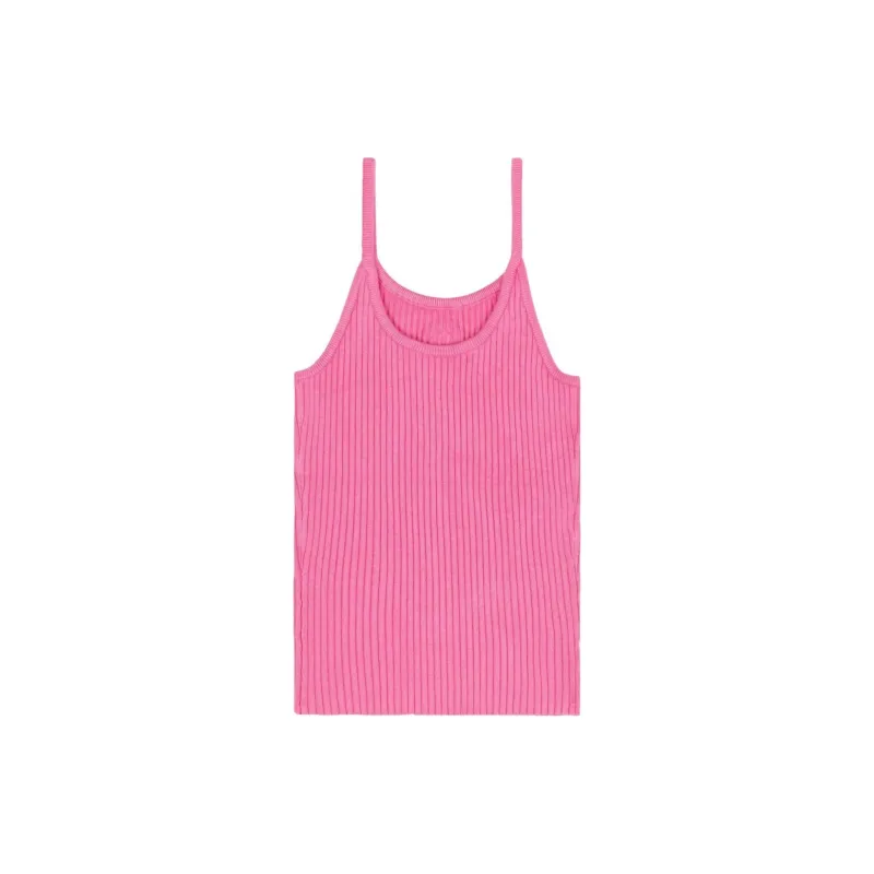 SPORTY & RICH Srhwc Ribbed Tank 'Cotton Candy'-1