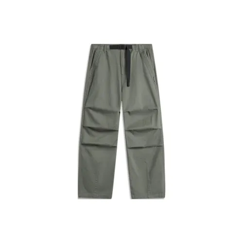 LINING CF Tracing Casual Pants Men Screw Smoke Green