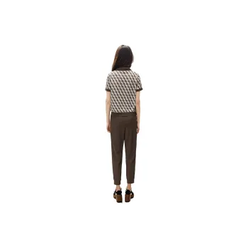 Mapping Casual Suit Women's Coffee