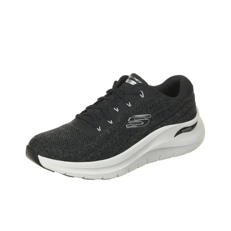 Skechers ARCH FIT 2.0 Anti Slip Wear Resistant Low Top Running Shoes Men's Black-0