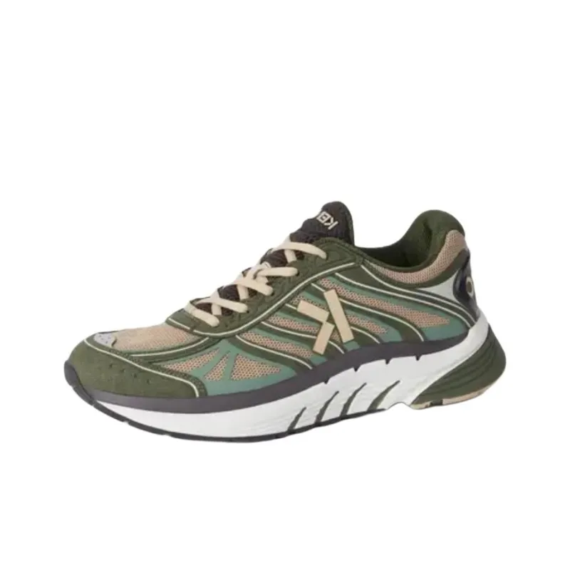 KENZO Pace Low Top Casual Shoes Running Shoes Men's Green-0
