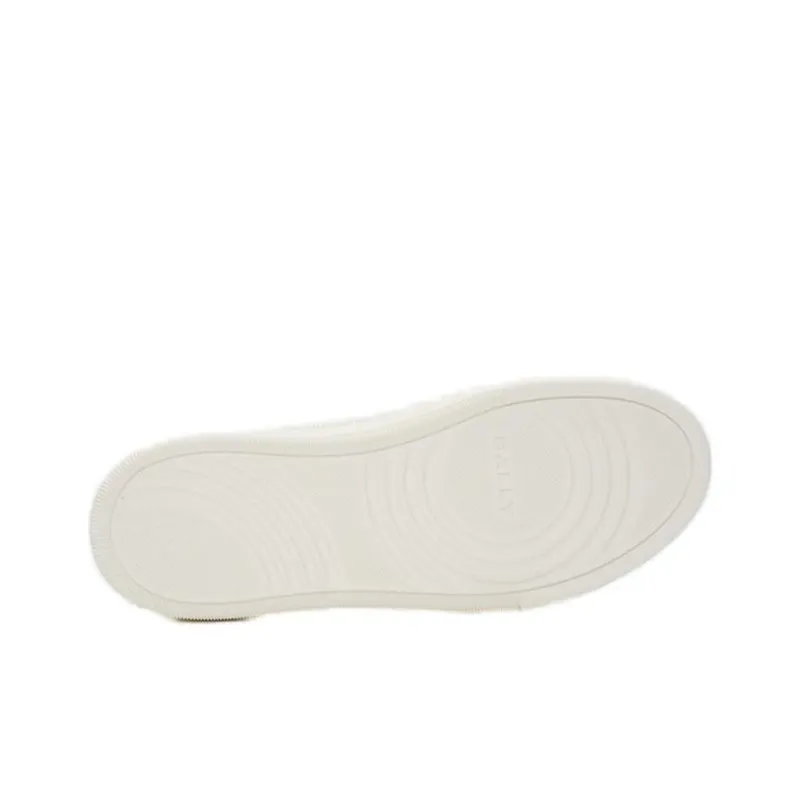 BALLY Low Top Skateboard Shoes Women's White-7