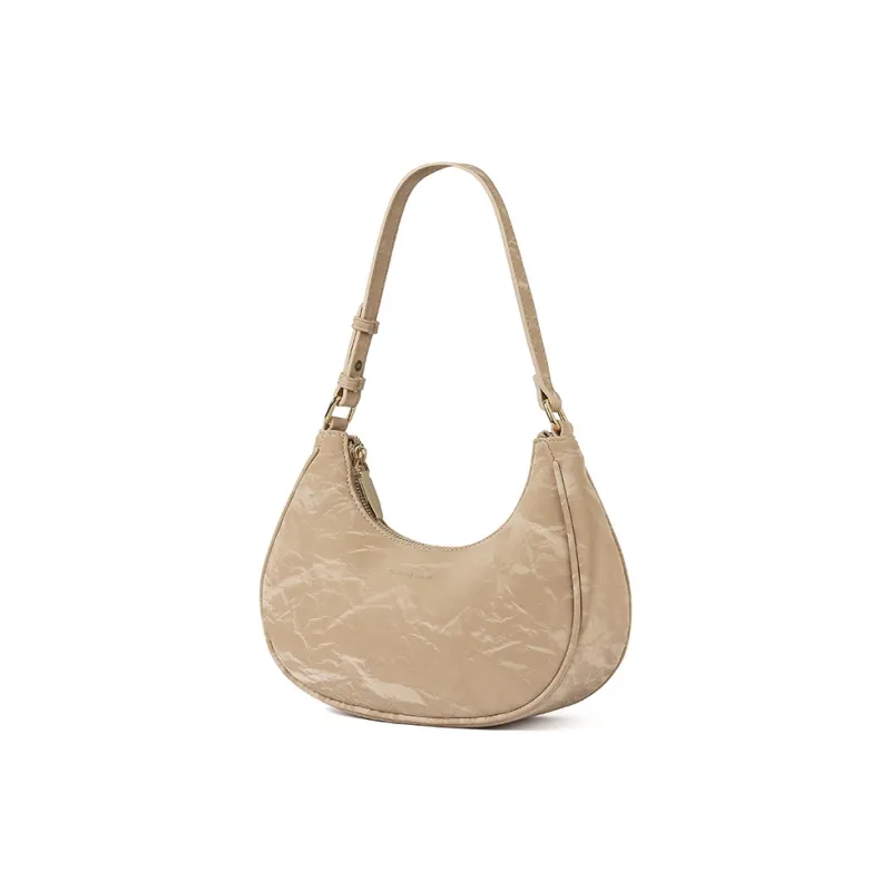 TUCANO PU Shoulder Bag Women's Light Sand/Light Camel/Space Silver-6