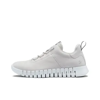 Ecco Smart Series Low-Top Casual Shoes Men's Gray White