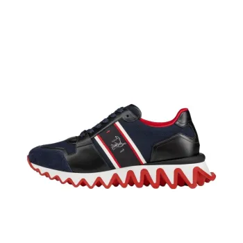 CL LUBOTING Abrasion Resistant Low Top Casual Shoes Men's Blue Black Red