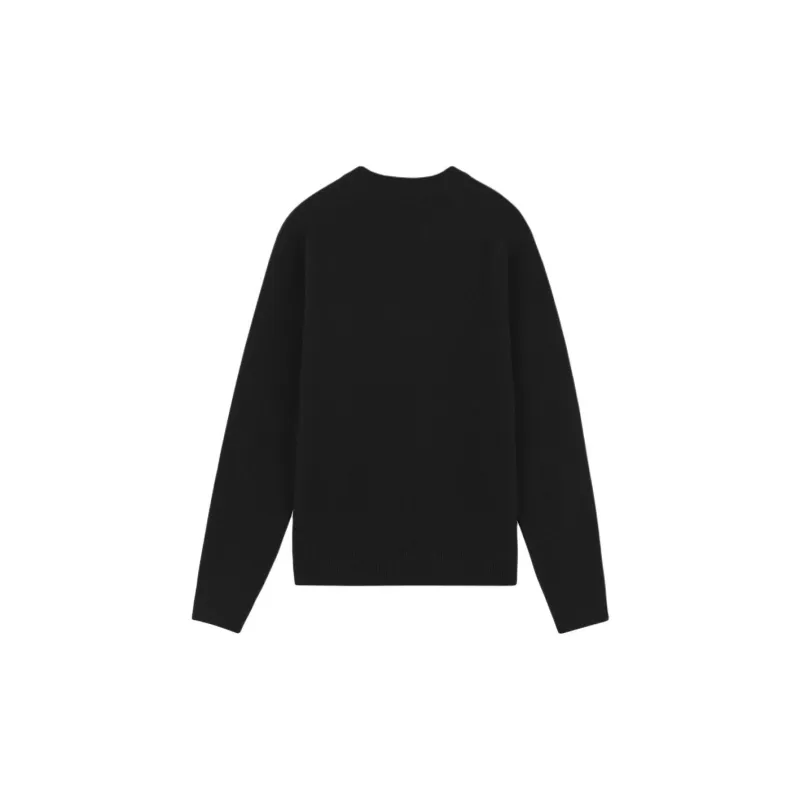 Maison Kitsune Fox Head Patch Knitted Jumper-1