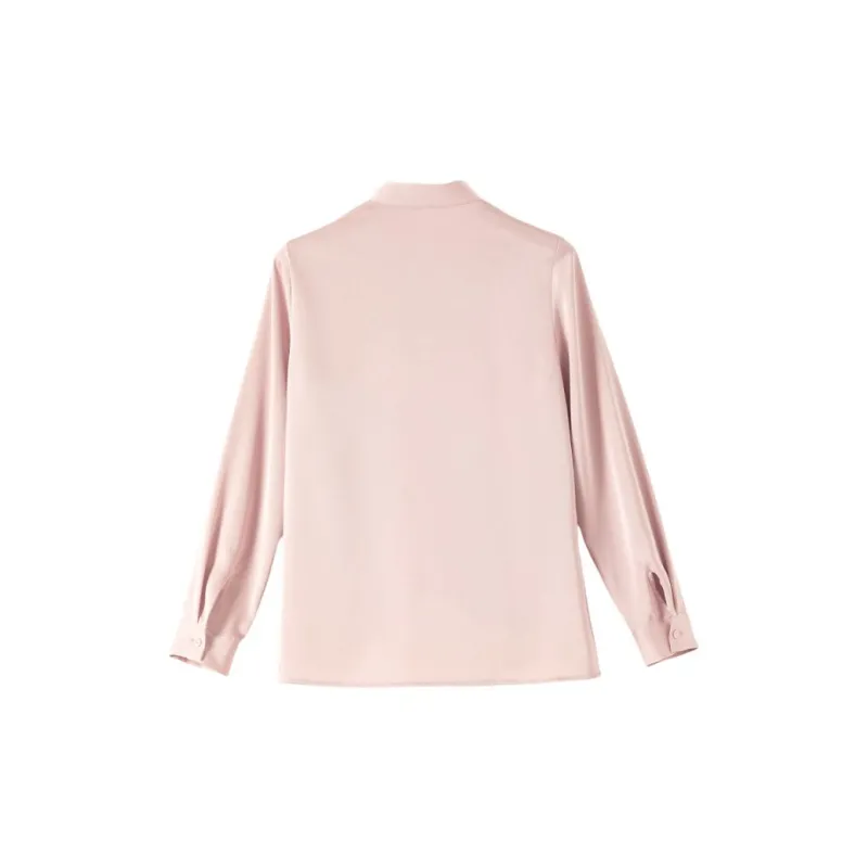 Late White Shirts Women's Pink-1