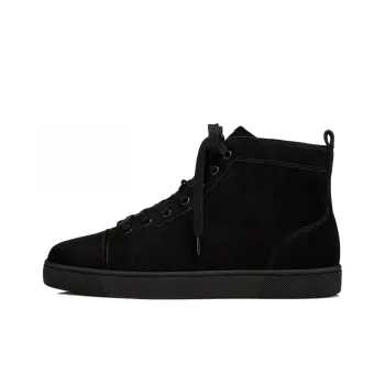 CL LUBOTING High Top Stylish Skateboarding Shoes Men's Black