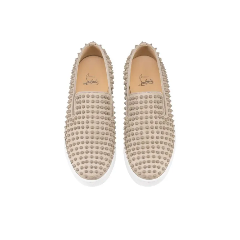 Christian Louboutin Spikeboat Slip On Sneakers-3
