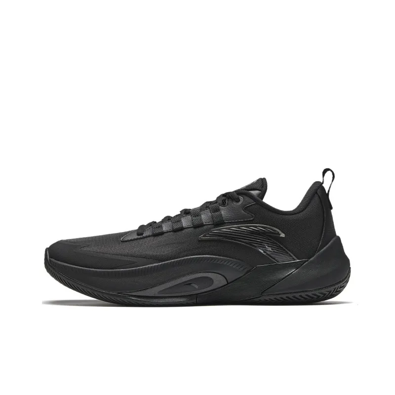 Anta Instantaneous 1 Cushioning Wear-Resistant Low-Top Basketball Shoes Men's Black-0