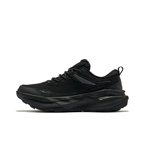 Erke Dragon Flying check Dancing 2 Coverage Wear Resistant Low Top Casual Shoes Men's Jet Black
