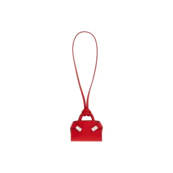 FERRAGAMO Calfskin Pendant Bag Accessories Mini Women's Flame Red