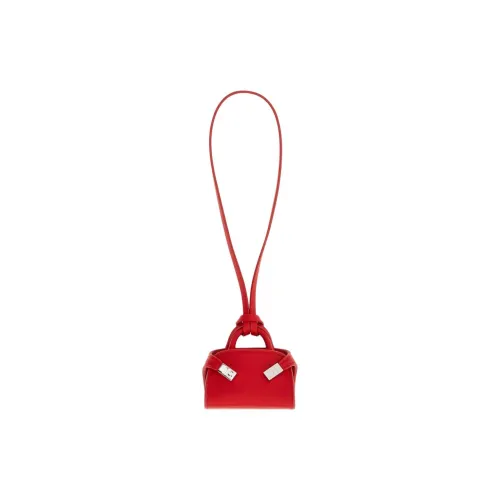 FERRAGAMO Calfskin Pendant Bag Accessories Mini Women's Flame Red