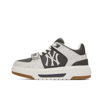 MLB Chunky Liner Mid Top Casual Shoes Unisex Gray White