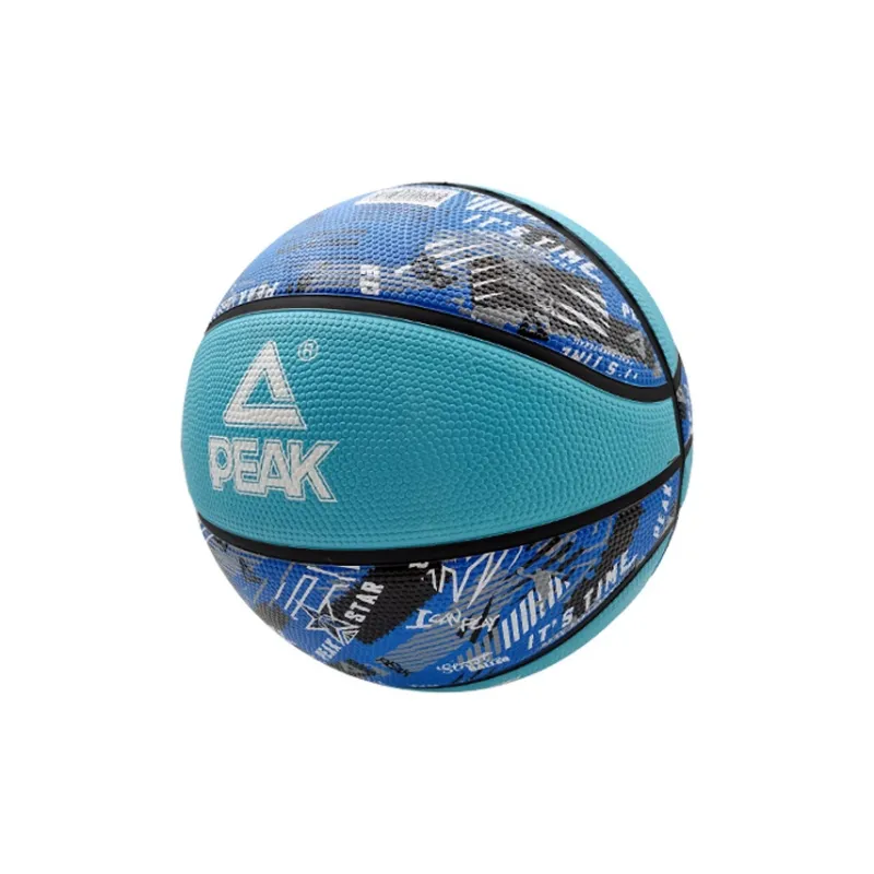 PEAK Rubber Basketball Size 5 7 Size Training Competition Unisex-7