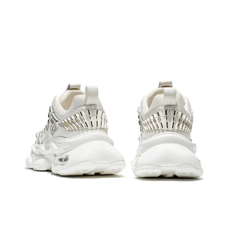 MOERBAI Breathable Height Increasing Low Top Chunky Sneakers Unisex-4