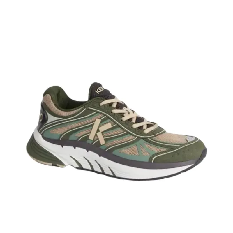 KENZO Pace Low Top Casual Shoes Running Shoes Men's Green-1