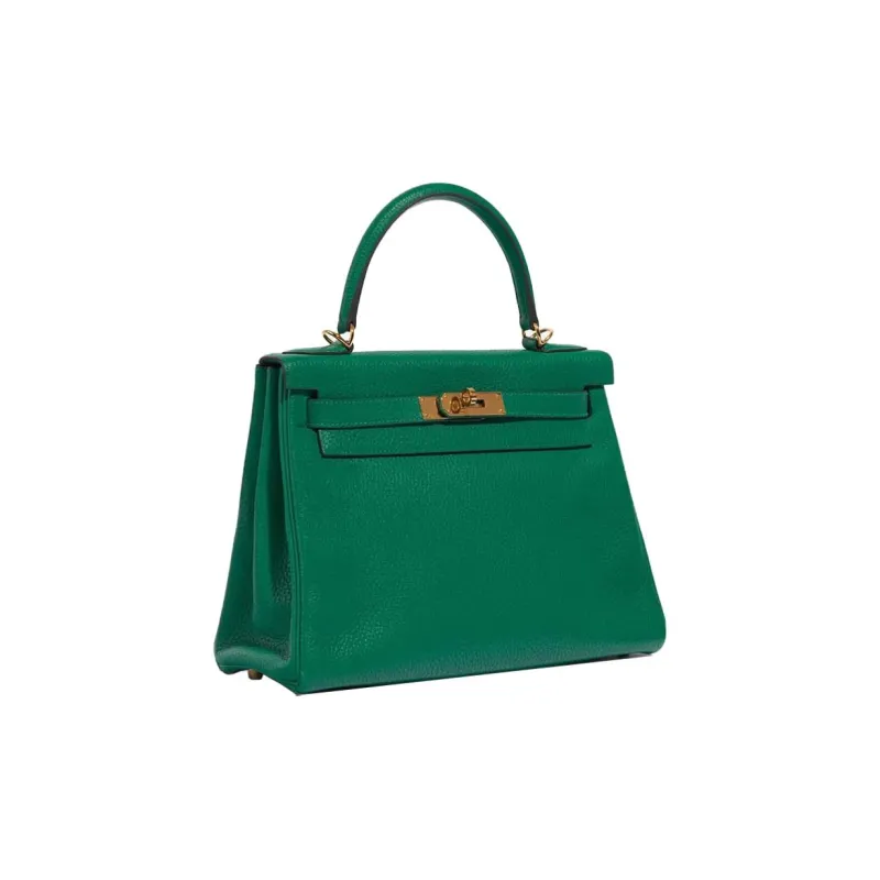 HERMES Kelly Togo Calfskin Kelly Bag Handbags Women's 6W Menthe Mint Green-1