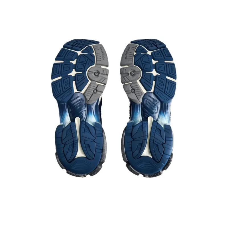 Balenciaga Runner Gradient Distressed Style Low-Top Casual Shoes Men's Blue-6