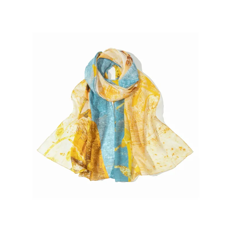 Shanghai Story 100% Mulberry Silk Silk Scarves Women's Imperial Flower Evening Gift Box Set-3