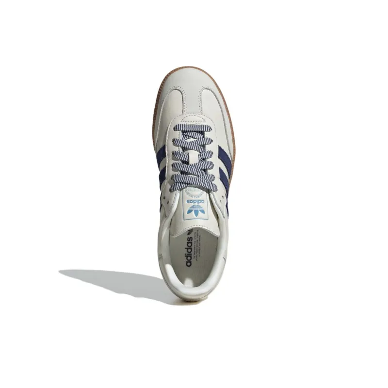 Adidas Samba Off White Dark Blue Women's-2