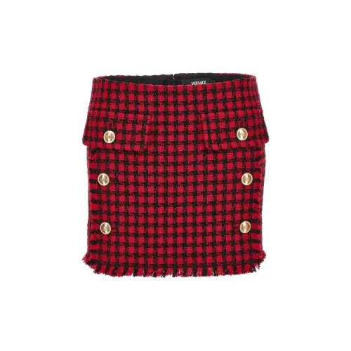 VERSACE Checked Mini Skirt