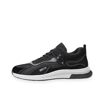 BECK Casual Shoes Men Low Top Black/Gray