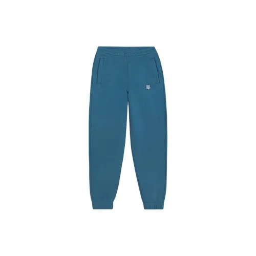 Maison Kitsune Casual Pants Men Lake Blue